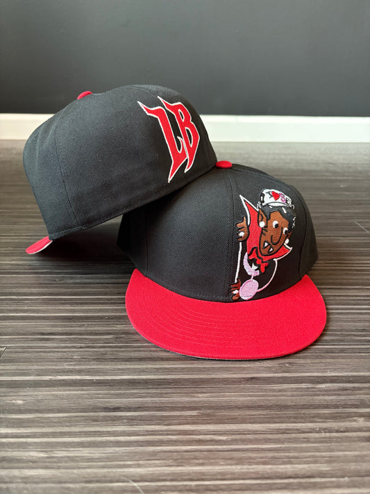Vamp fitted cap