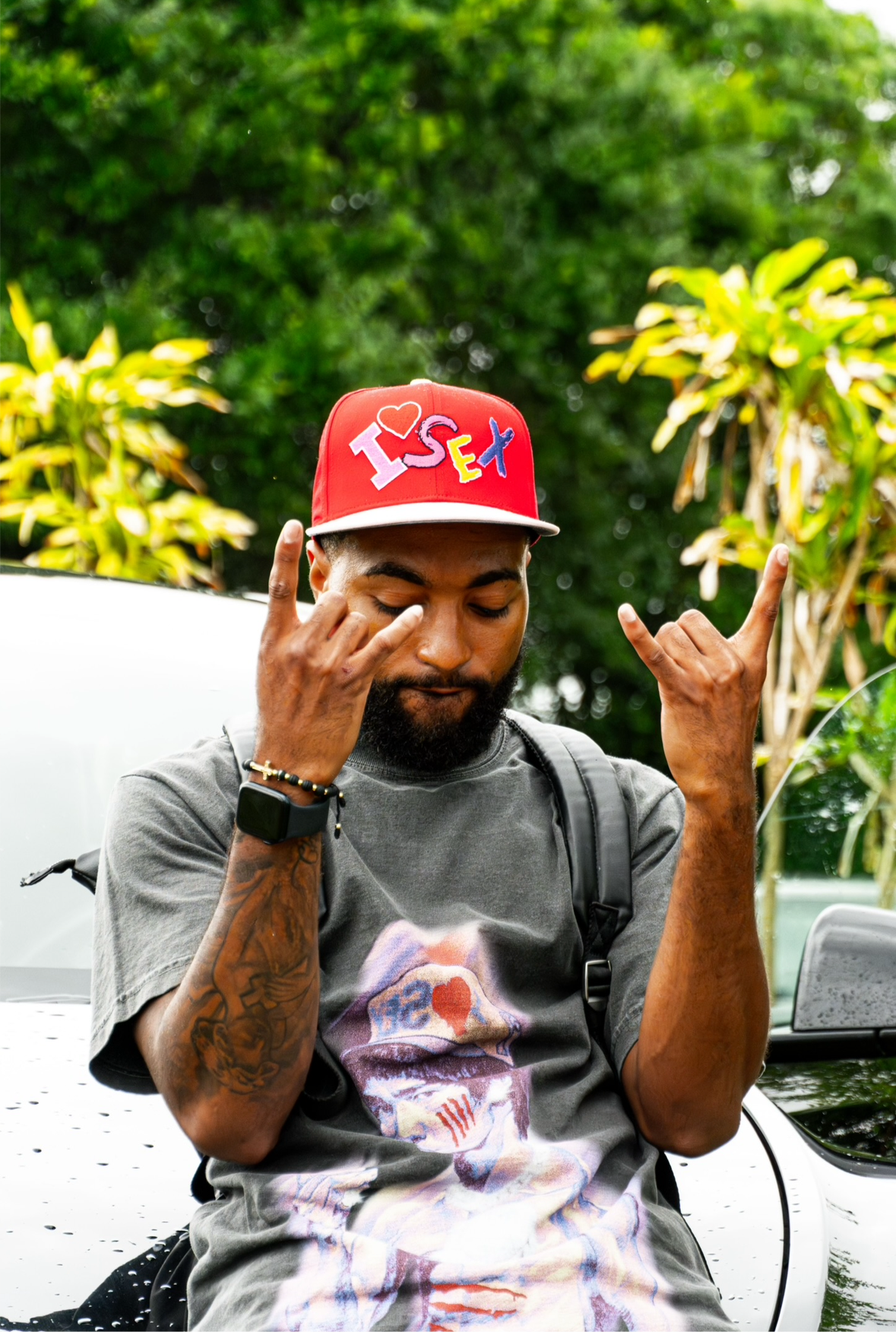 LoverBoy vamp fitted cap