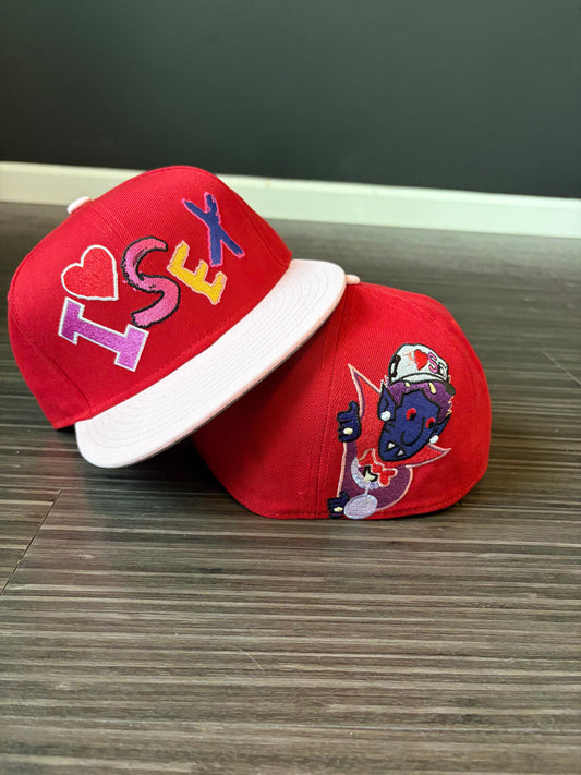 LoverBoy vamp fitted cap